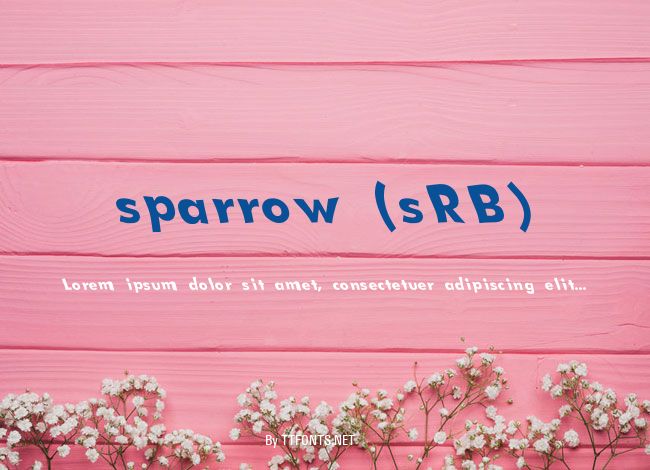 sparrow (sRB) example